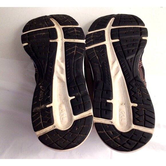 Asics Gel Contend 6 Black Running Shoes Sneakers Gym Walking Athletic Size 7.5 - Picture 6 of 11